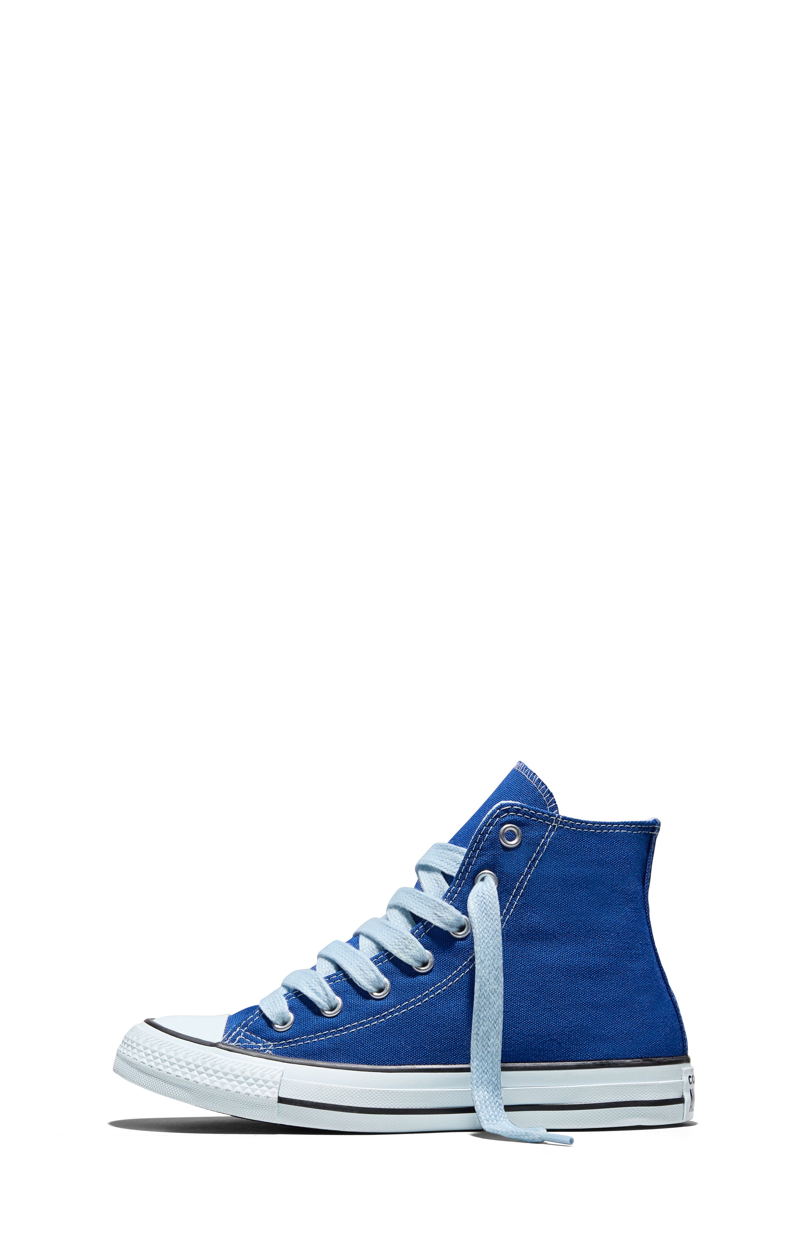 Kids' Chuck Taylor All Star Canvas High Top Sneaker, Alternate, color, BLUE/ COLD TOUCH/ BLACK