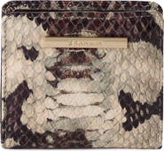 Brahmin Jane Snakeskin Embossed Leather Bifold Wallet
