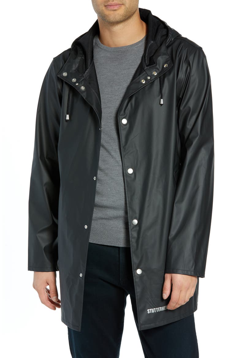 Stockholm Lightweight Raincoat, Main, color, BLACK