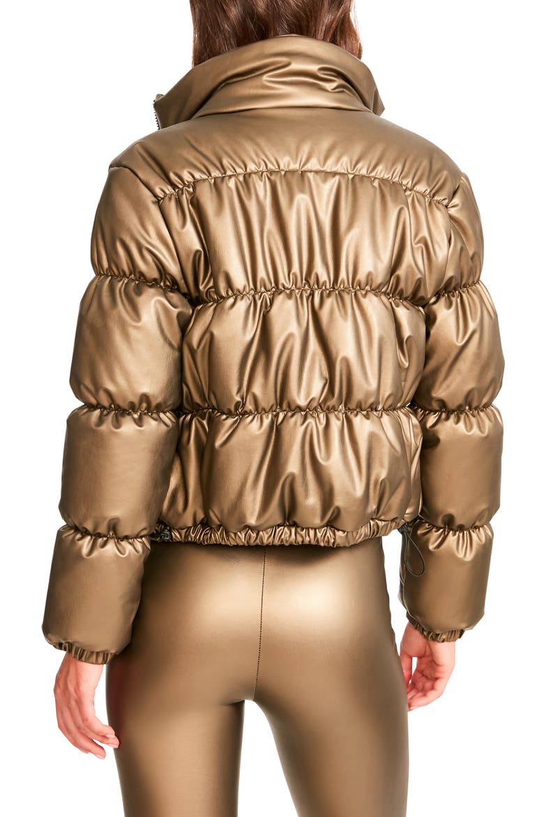 Kelper Puffer Jacket, Alternate, color, GOLD