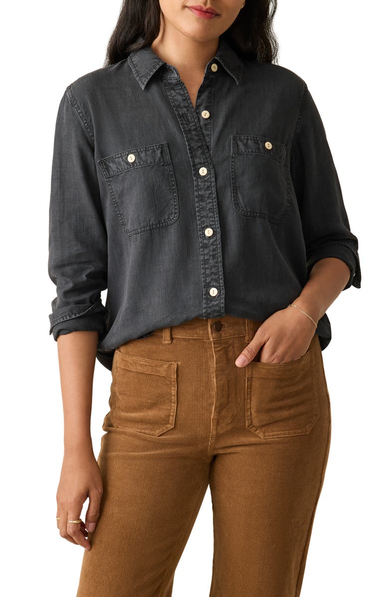 Faherty The Tried and True Button-Up Shirt, Main, color,