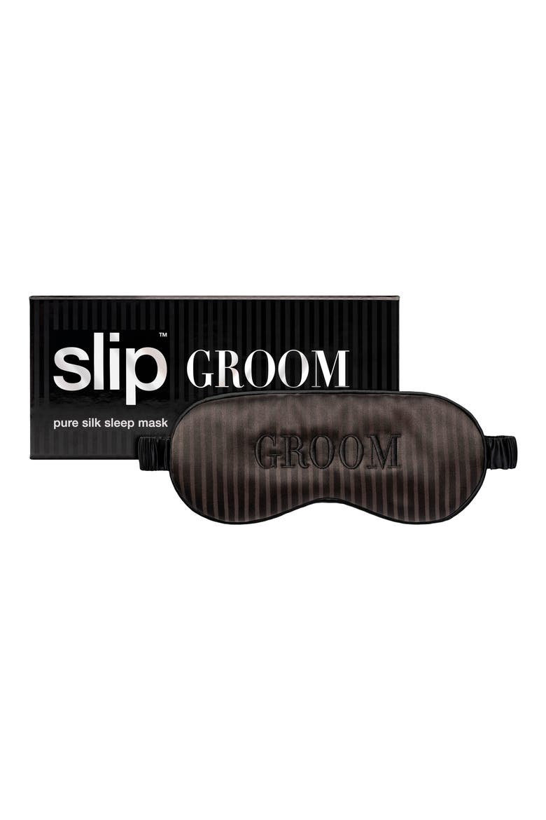 Wedding Party Sleep Mask, Alternate, color, GROOM