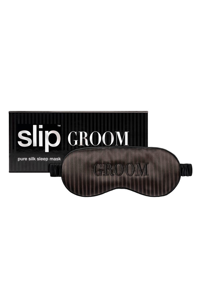 slip Wedding Party Sleep Mask, Alternate, color, Groom
