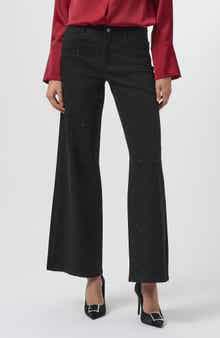 Studded Wide Leg Jeans