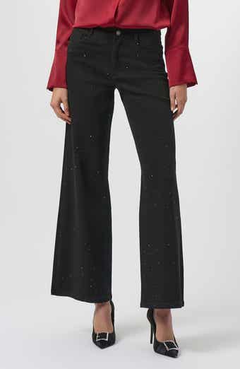 Studded Wide Leg Jeans