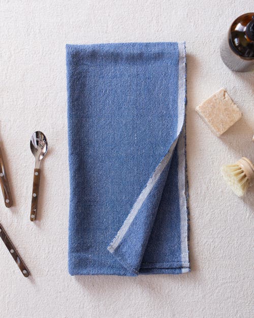 Kd Weave Hand Towel In Blue