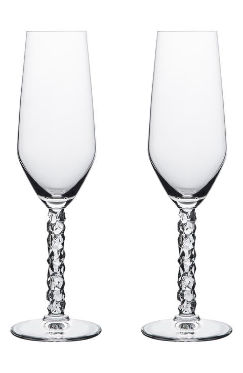 Carat Set of 2 Champagne Flutes