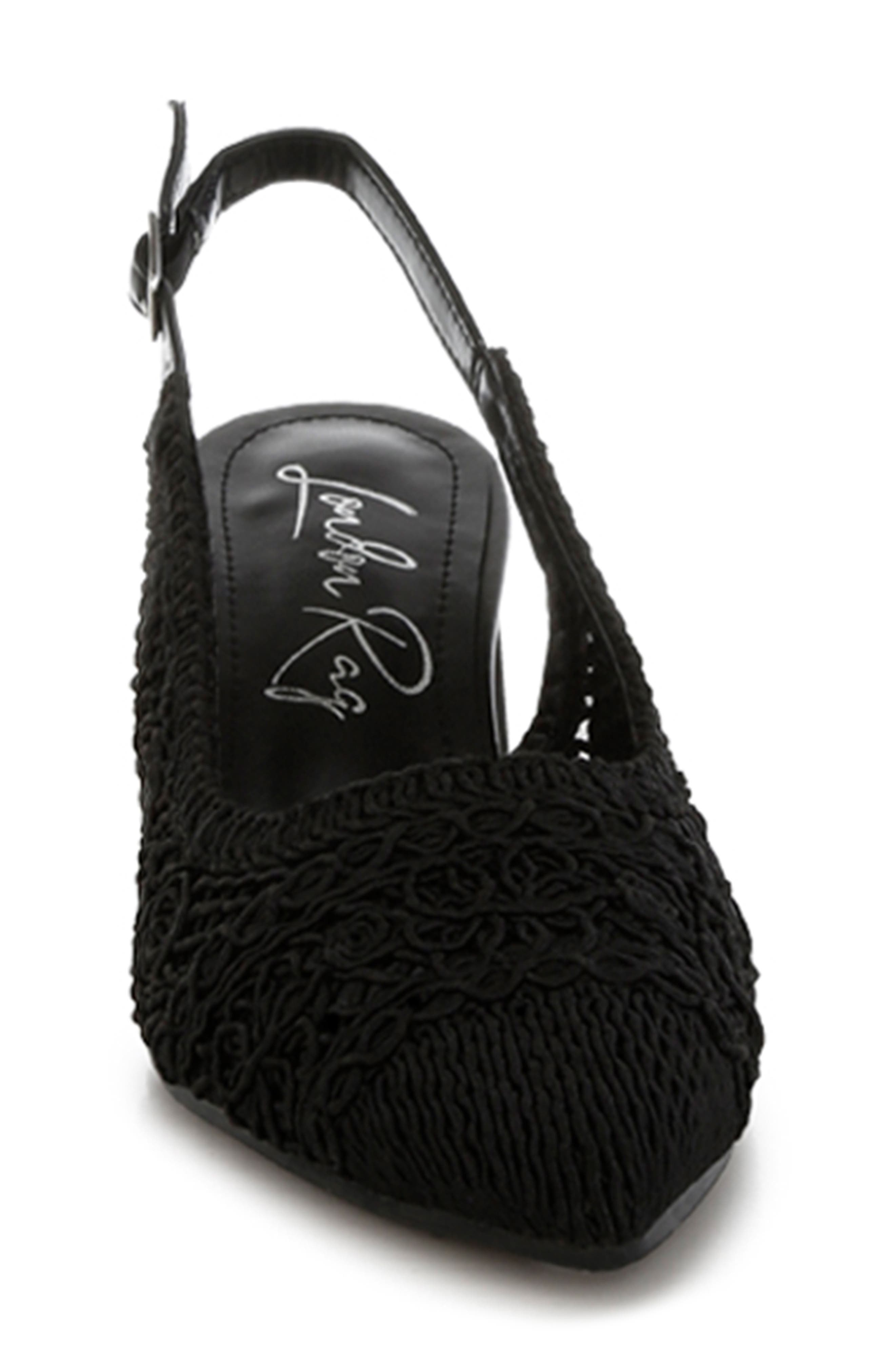 LONDON RAG Tolina Slingback Pump, Alternate, color, Black