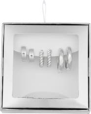 NORDSTROM RACK 3-Pack Assorted Essential Huggie Hoop Earrings