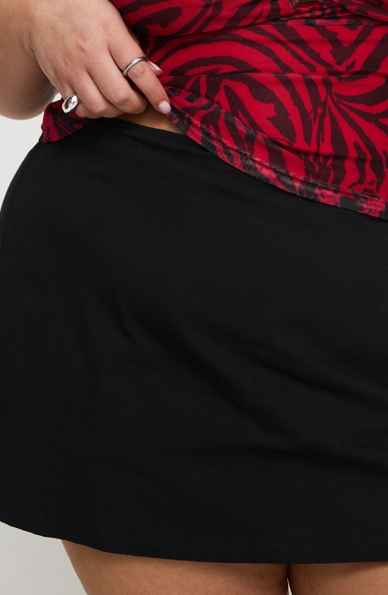 Princess Polly Gigi Skort, Alternate, color, Black