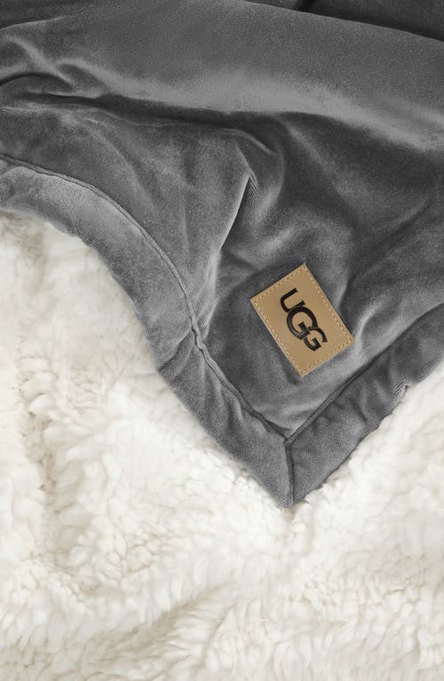 Ugg (r) Bliss Fuzzy Throw In Gray