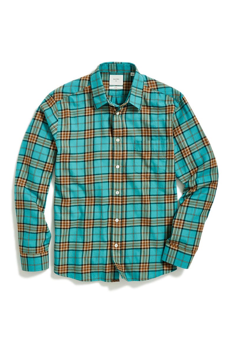 Billy Reid Tuscumbia Standard Fit Plaid Button-Up Shirt, Main, color, 