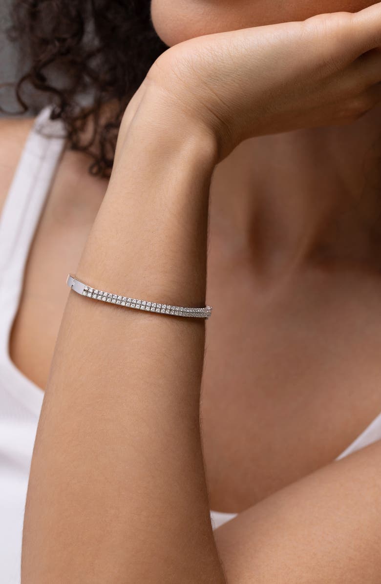 Bony Levy Audrey Diamond Bangle, Alternate, color, 18K White Gold