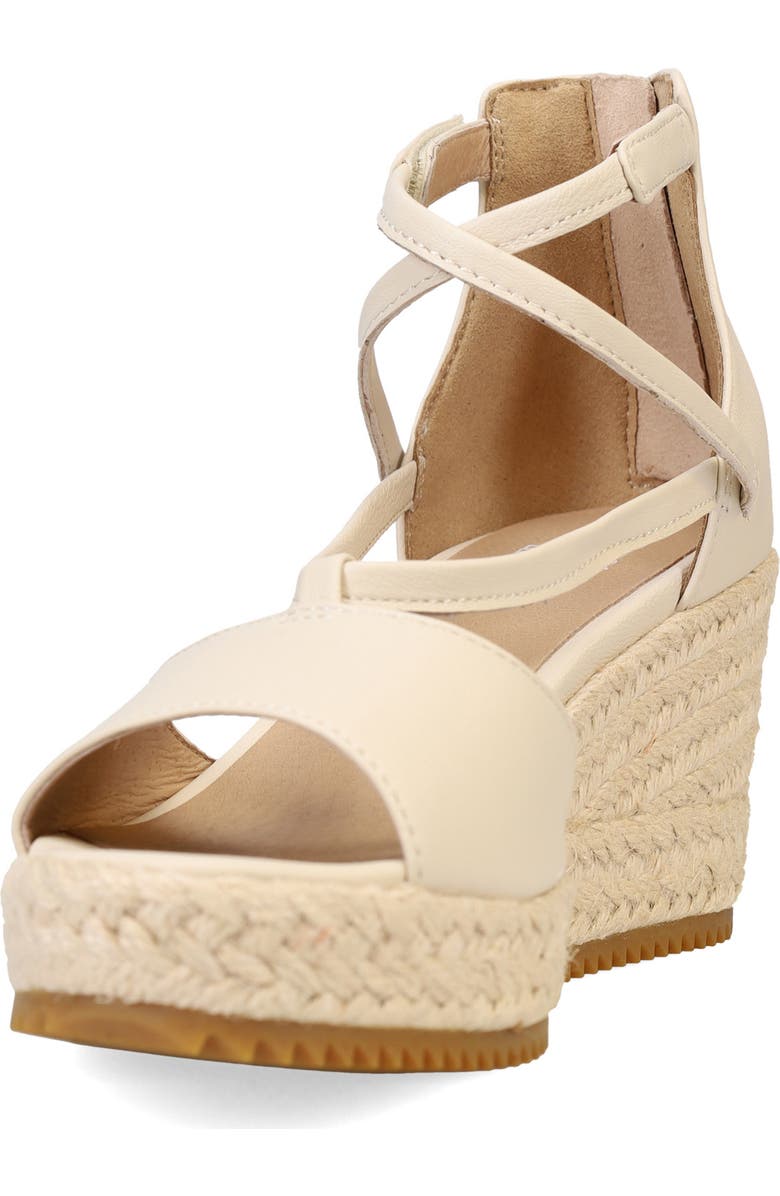 Eileen Fisher Wesson Wedge Sandal, Alternate, color, Ivory