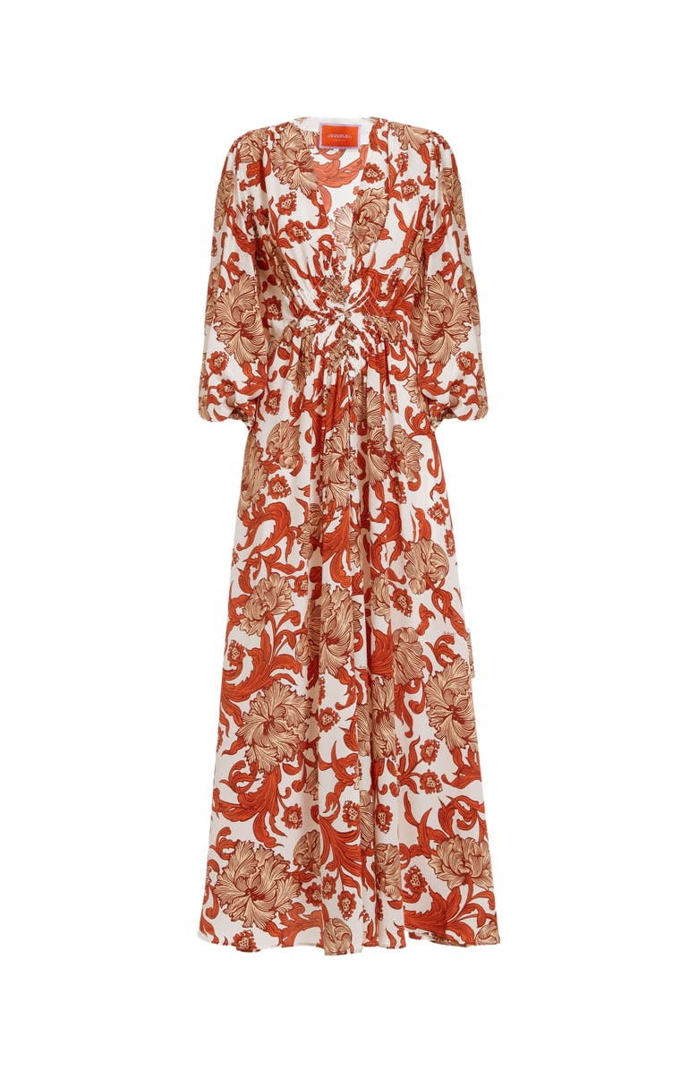 La DoubleJ Long Camerino Dress Reef White, Alternate, color, 