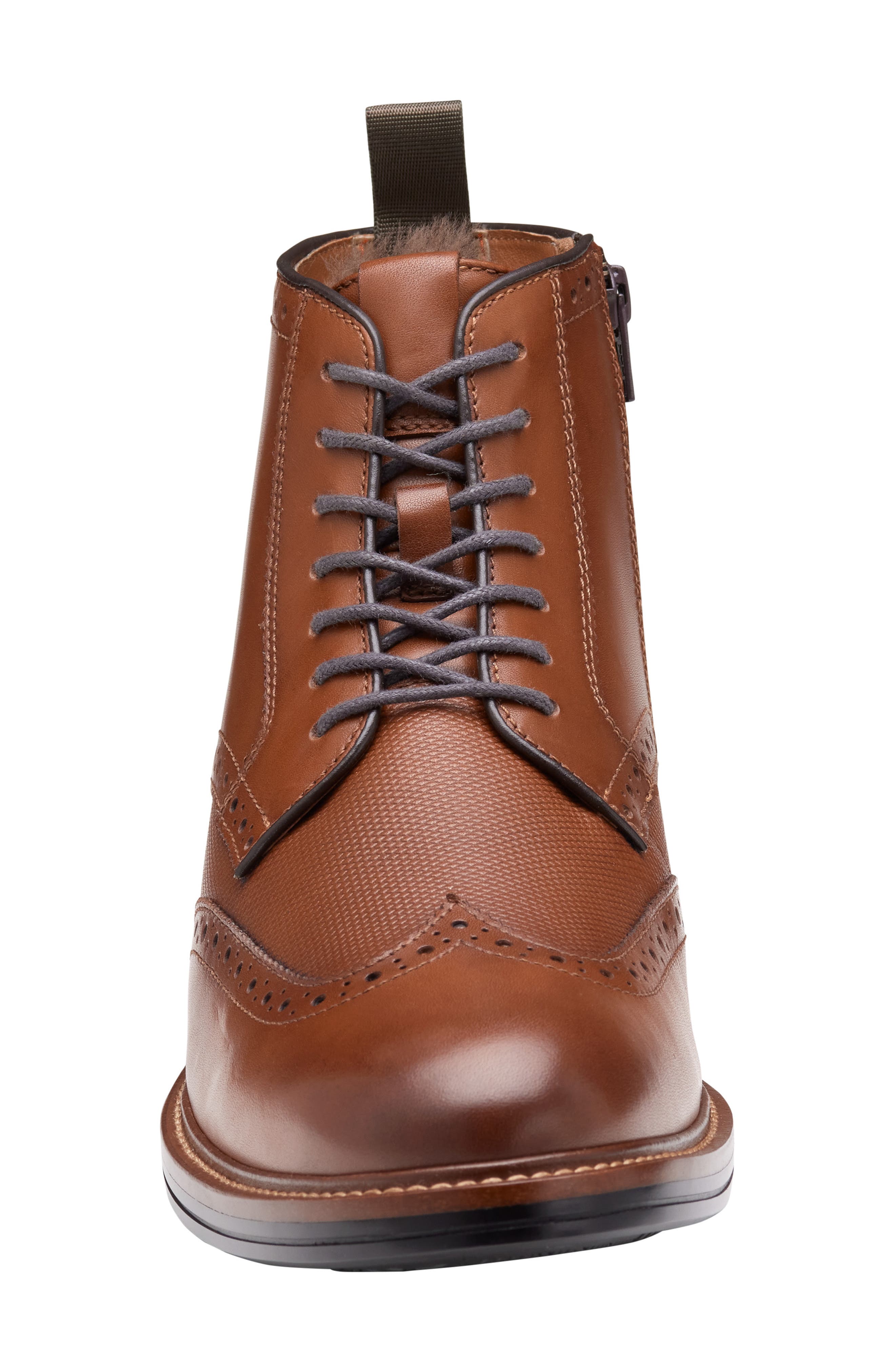 Durham Waterproof Cap Toe Boot, Alternate, color, COGNAC WPROOF FULL GRAIN