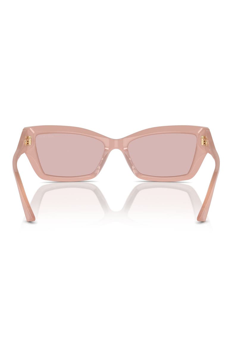 55mm Cat Eye Sunglasses, Alternate, color, OPAL PINK