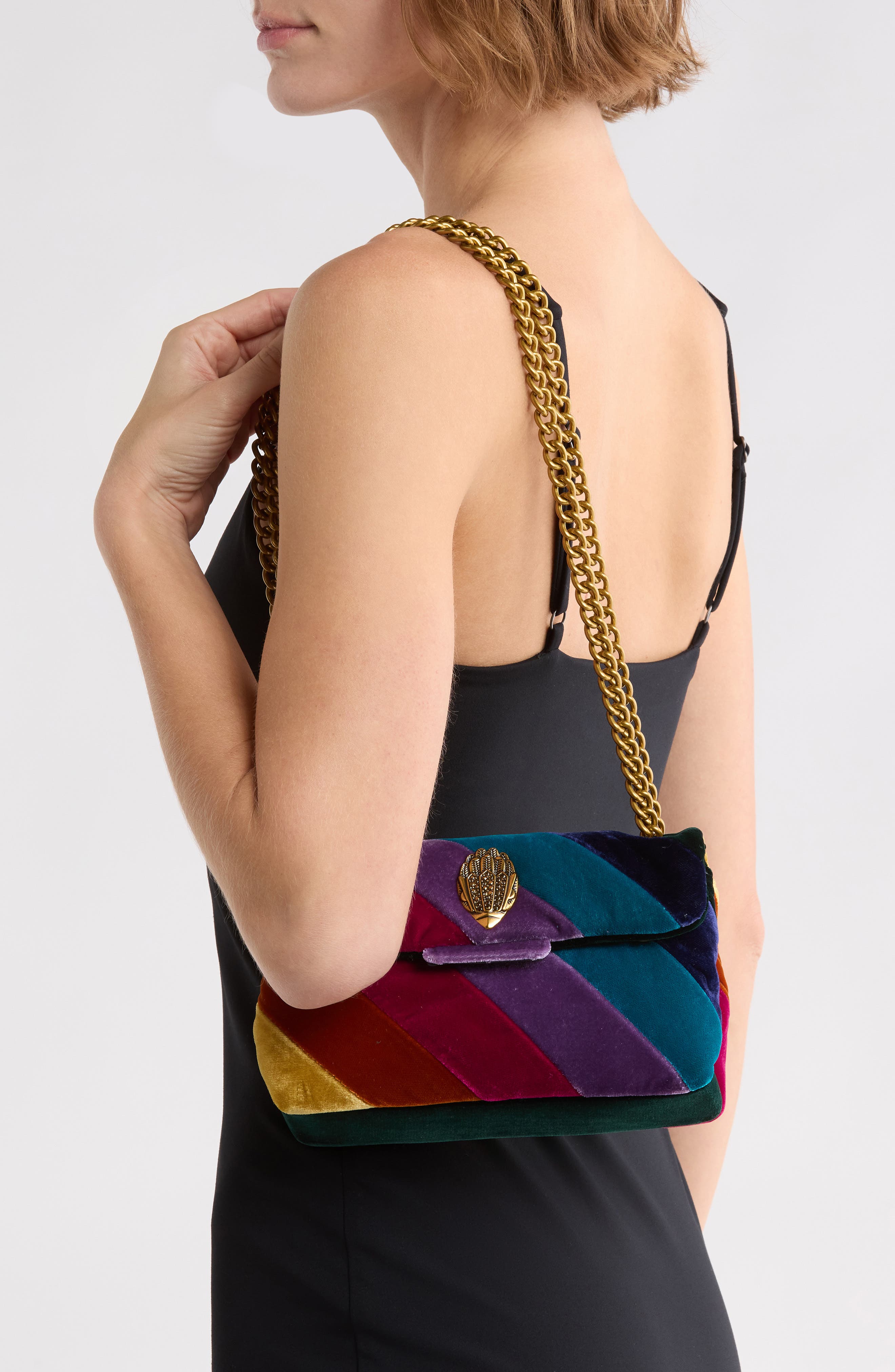 Mini Soho Fabric Shoulder Bag, Alternate, color, RED MULTI