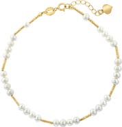 EFFY Freshwater Pearl Beaded Chain Bracelet