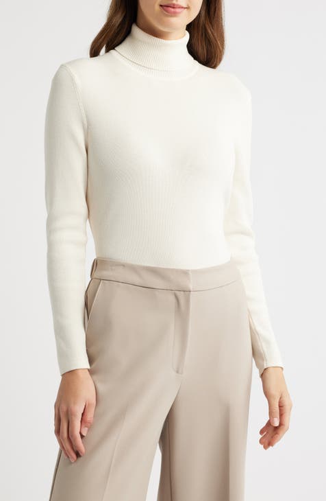 Nordstrom white turtleneck hotsell