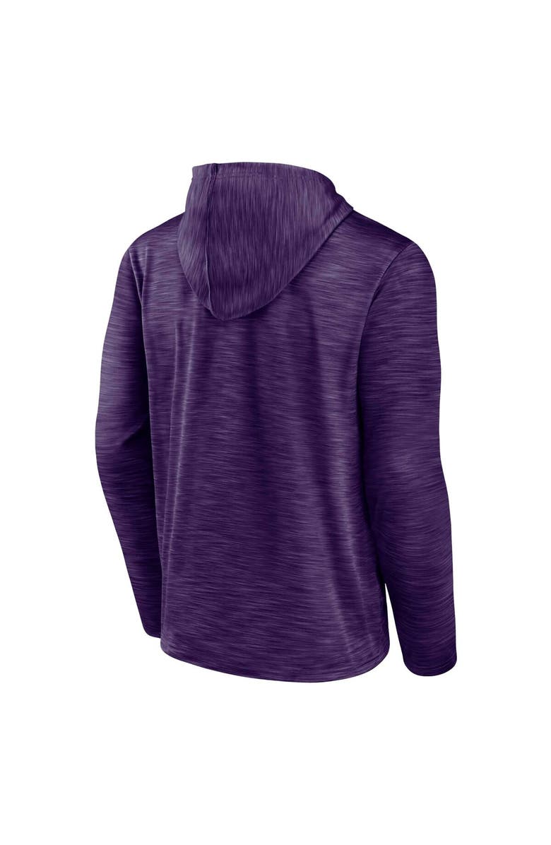 FANATICS Men's Fanatics Branded Heather Purple Phoenix Suns Fast Break Pullover Hoodie, Alternate, color, Heather Purple