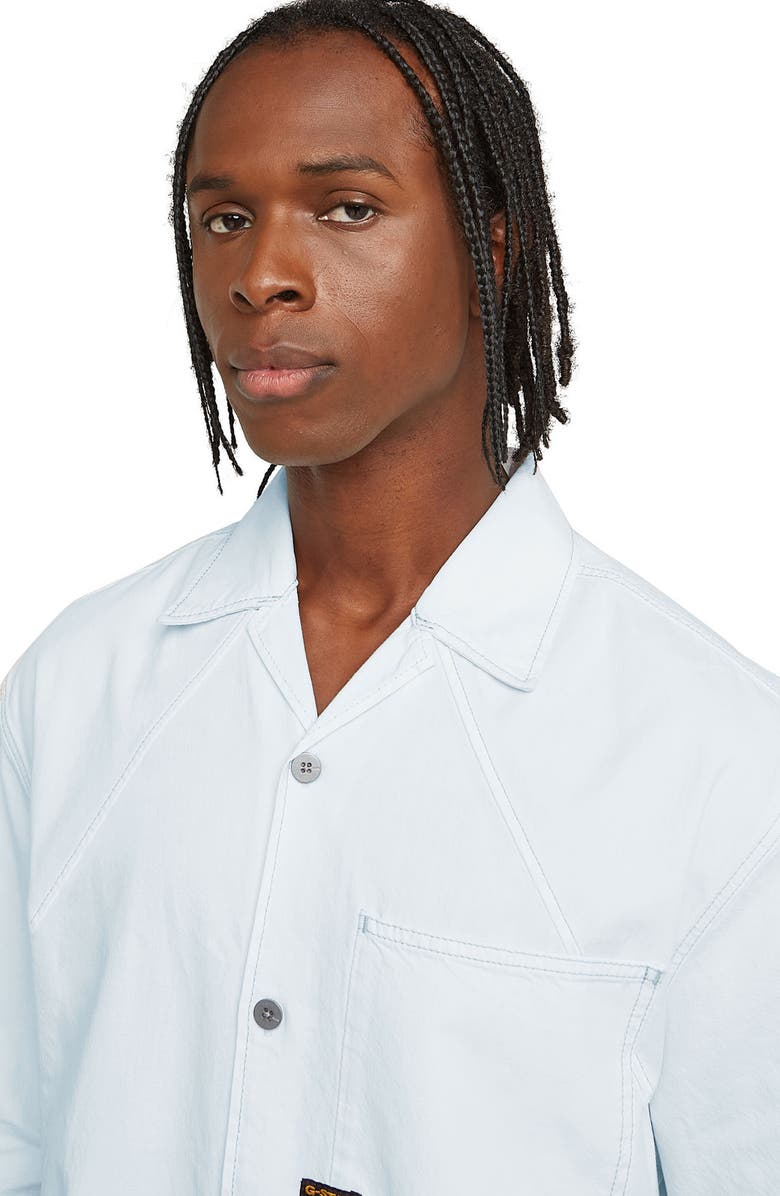 G-STAR Track Relaxed Fit Organic Cotton Camp Shirt, Alternate, color, Beached Faded Seasalt