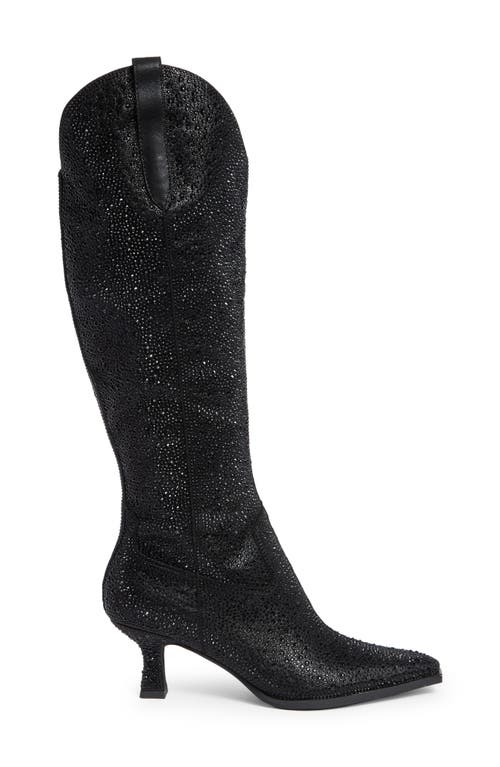 Dolce Vita Ariana Crystal Knee High Boot In Multi