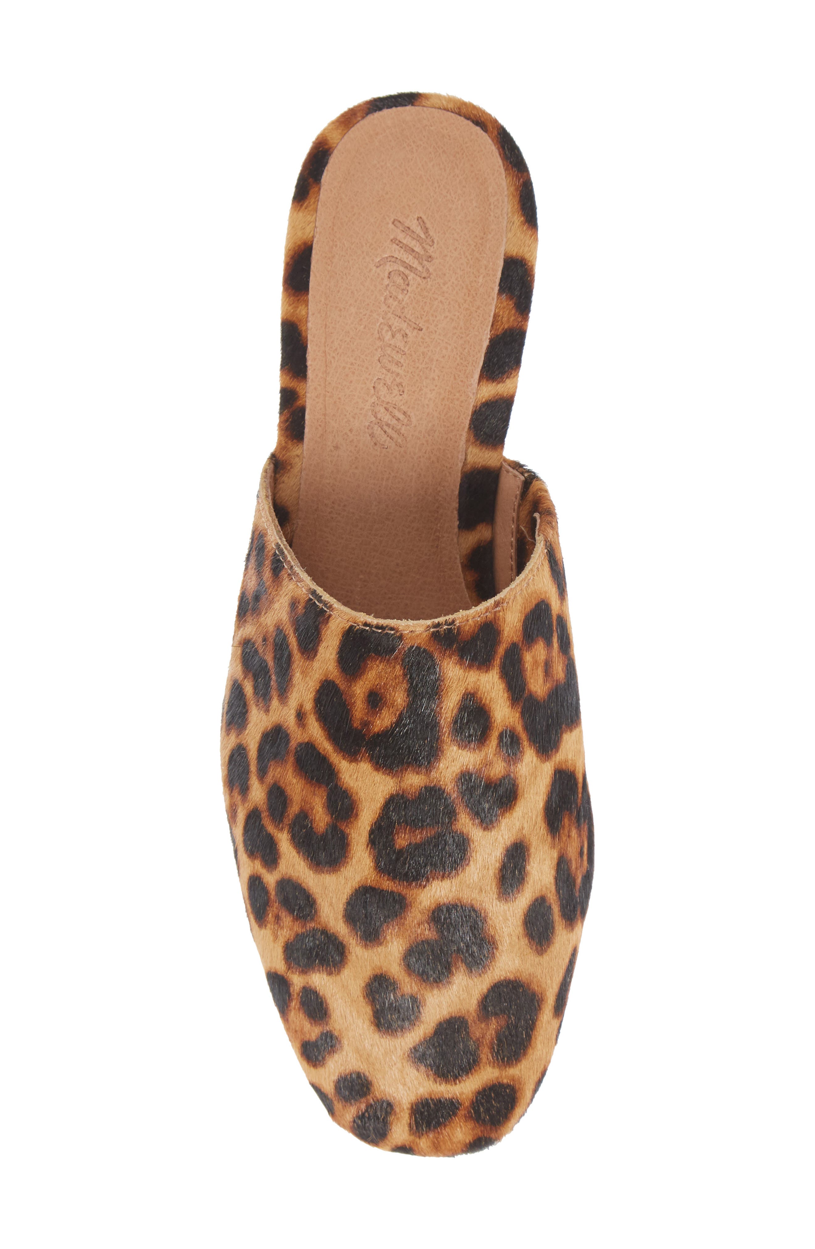 The Cory Mule, Alternate, color, LEOPARD CALF HAIR