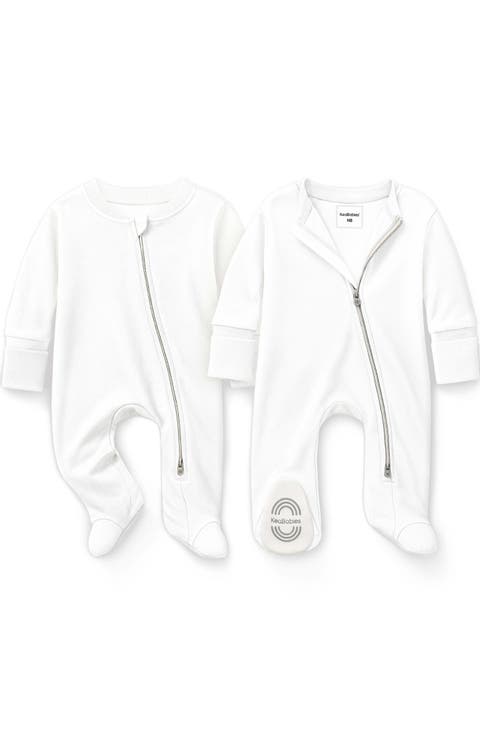 2-Pack Soothe Baby Sleep & Play Footies