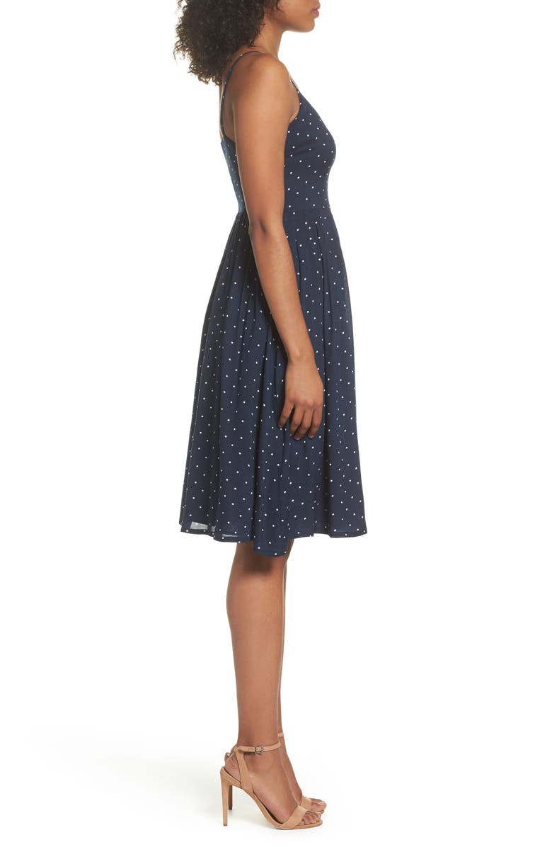 BB Dakota by Steve Madden BB Dakota Sloane Polka Dot Dress, Alternate, color,
