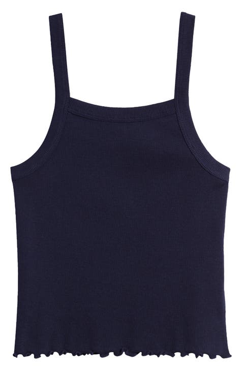 Kids' Rib Lettuce Edge Tank (Big Kid)