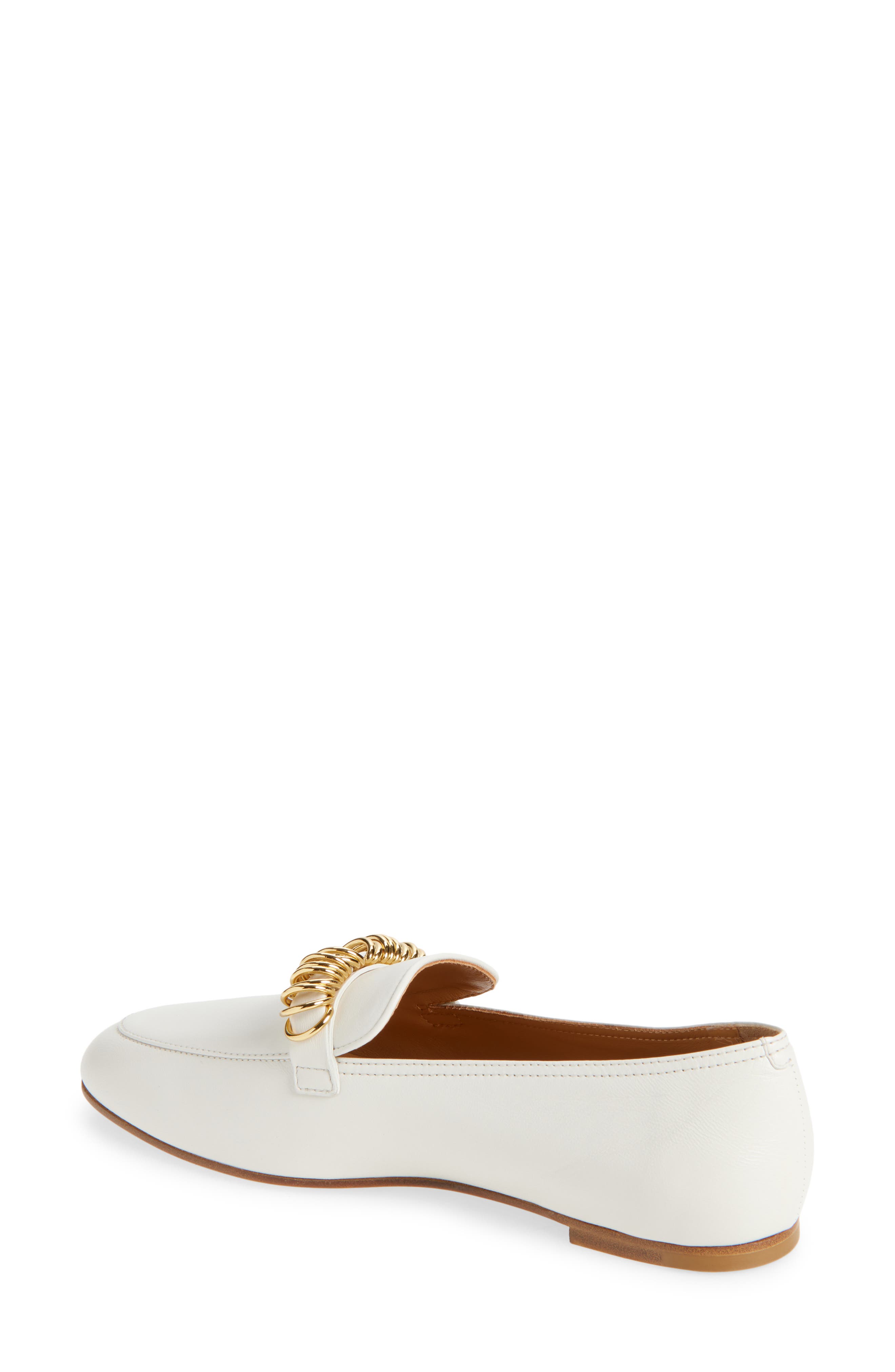 Tod's Ring Loafer, Alternate, color, Bianco Calce