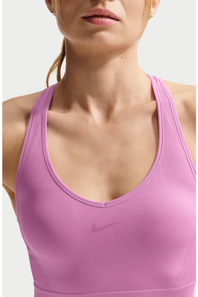 Pro Seamless Dri-FIT Bra, Alternate, color, LIGHT MAGENTA