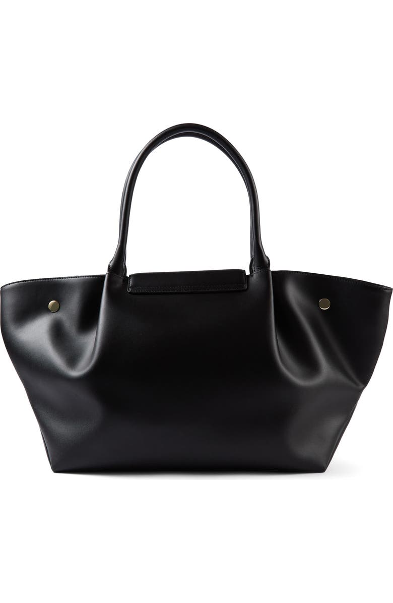 LK Bennett Otello Lock Tote Bag, Alternate, color, Black