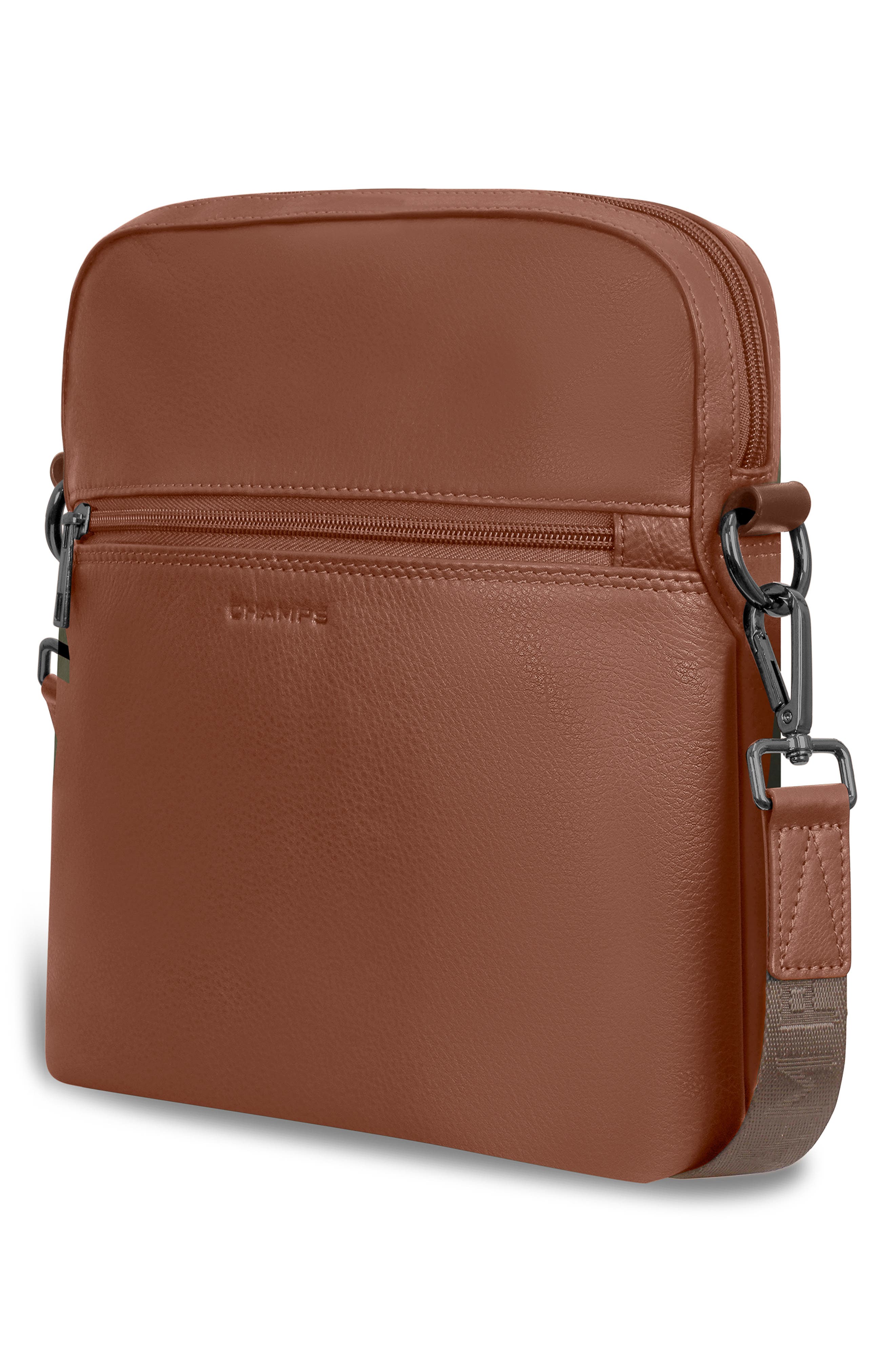 CHAMPS Onyx Leather Crossbody Bag, Alternate, color, Brown