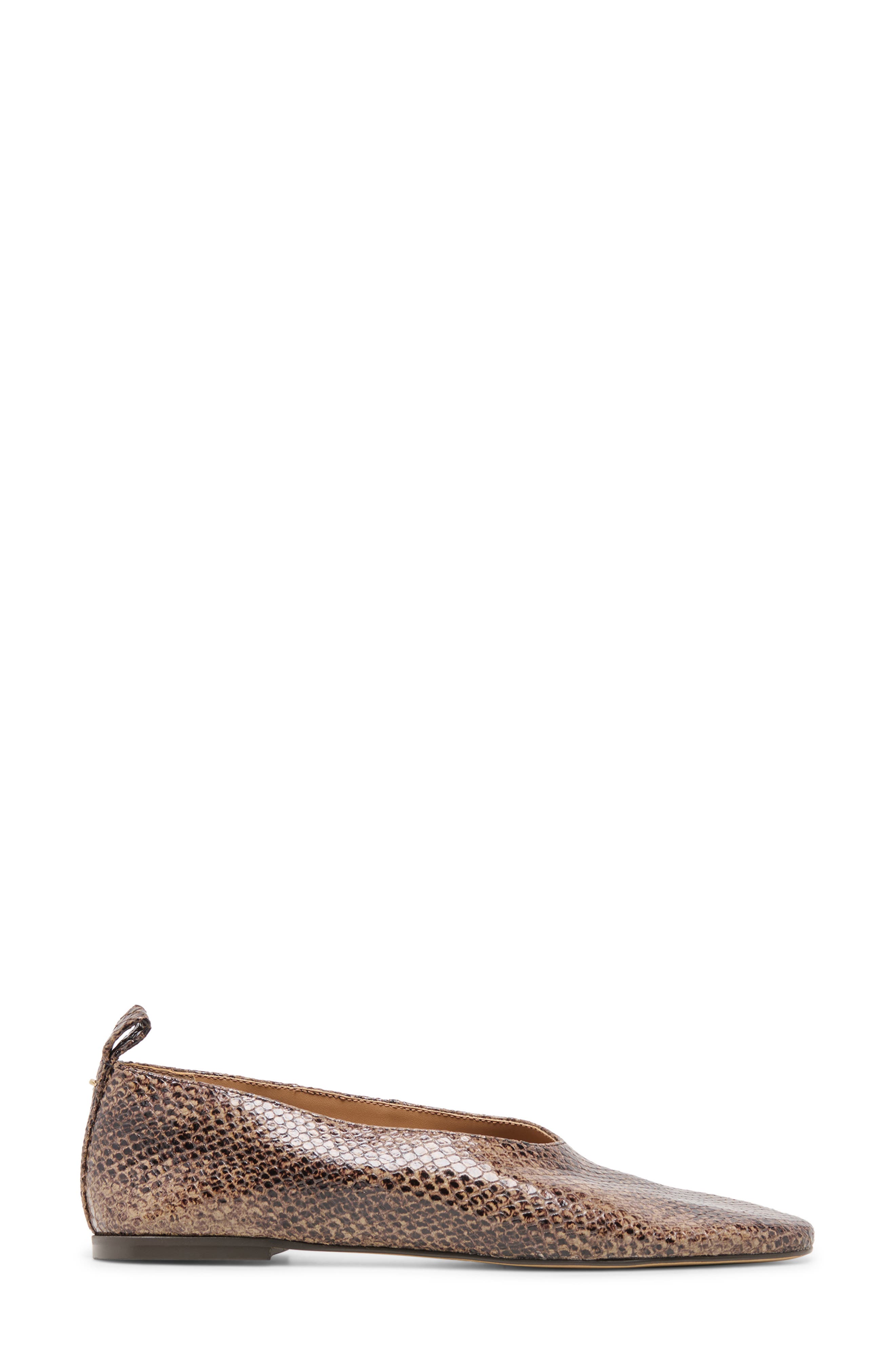 Kory Flat, Alternate, color, SNAKE PRINT EMBOSSED LEATHER