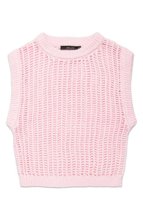 Boetti Open Stitch Sweater Vest
