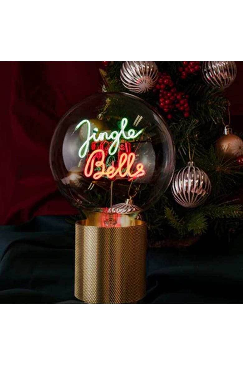 Jingle Bells Portable Table Lamp, Alternate, color, Pink