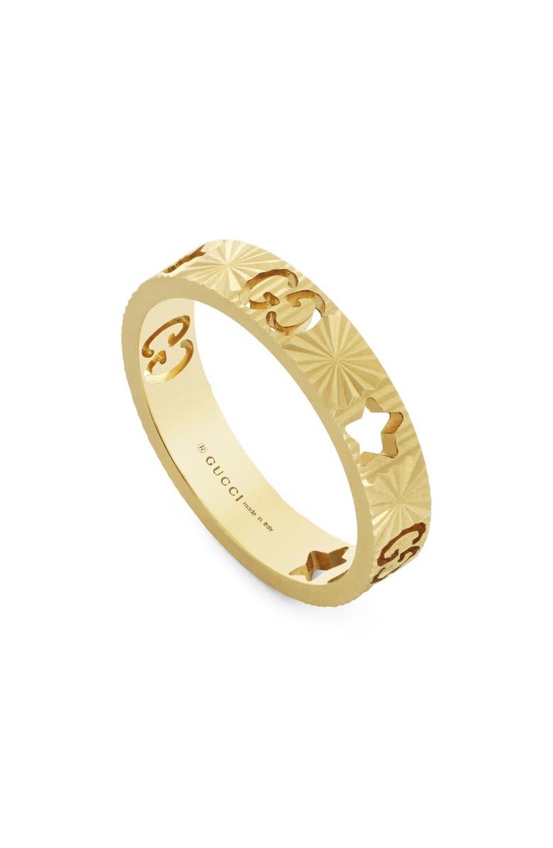 Gucci Icon Band Ring, Alternate, color,