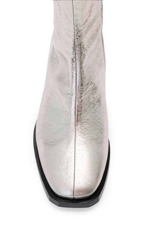 Allsaints Avril Bootie In Metallic