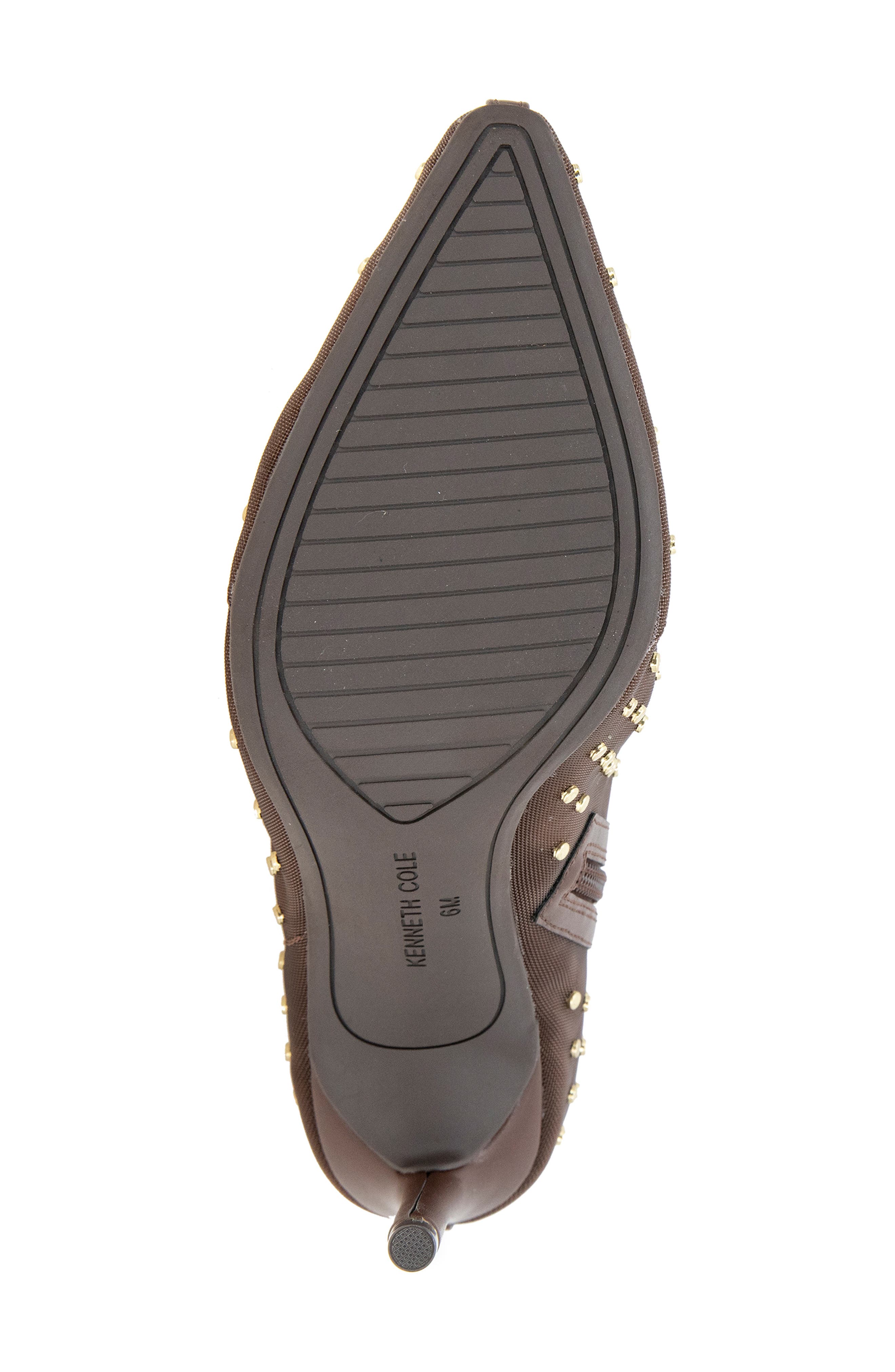 Quincy Stud Mesh Bootie, Alternate, color, BROWN MESH