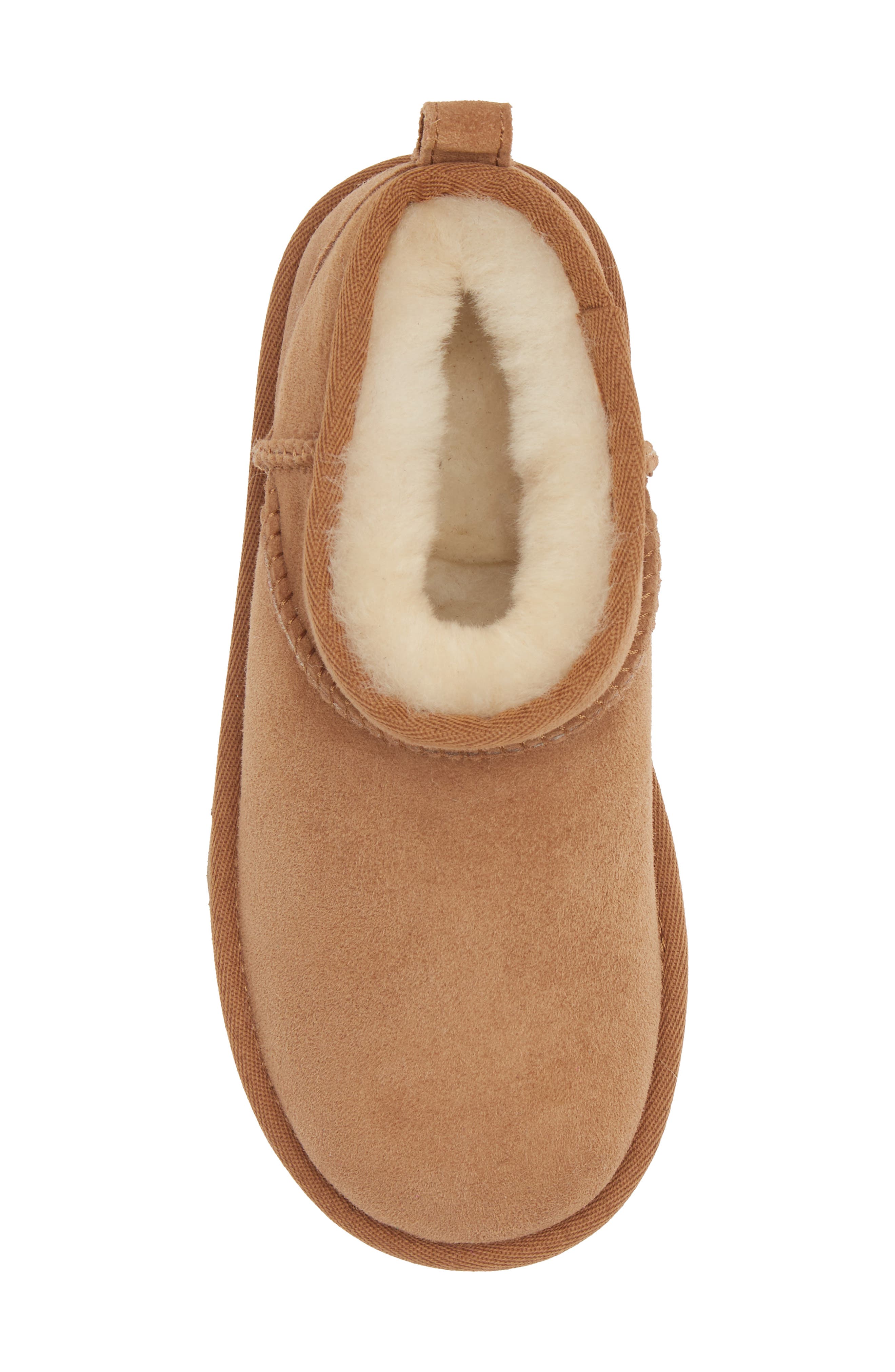 Kids' Classic Ultra Water Resistant Genuine Shearling Mini Boot, Alternate, color, CHESTNUT