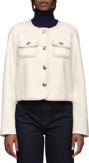 Bagatelle Cropped Collarless Jacket