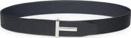 TOM FORD T Icon Reversible Soft Grain Leather Belt