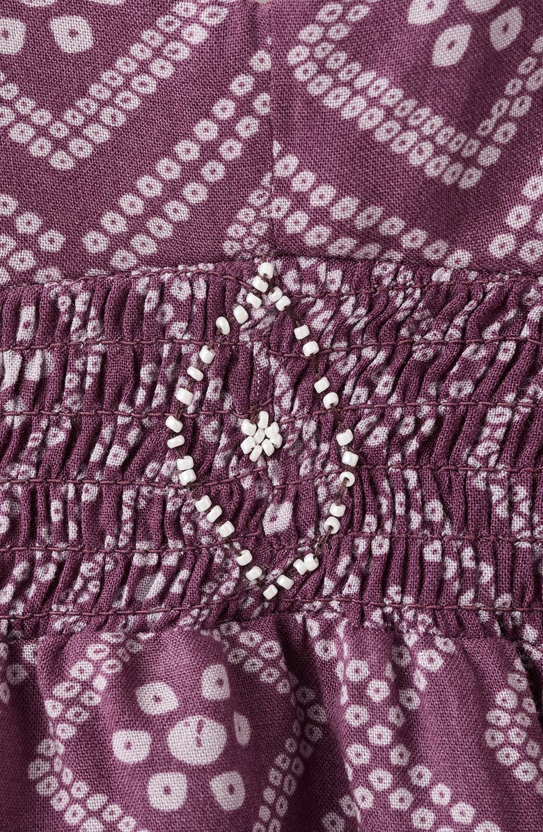 MANGO TEEN Geometric Print Smock Camisole, Alternate, color, Light/ Pastel Purple