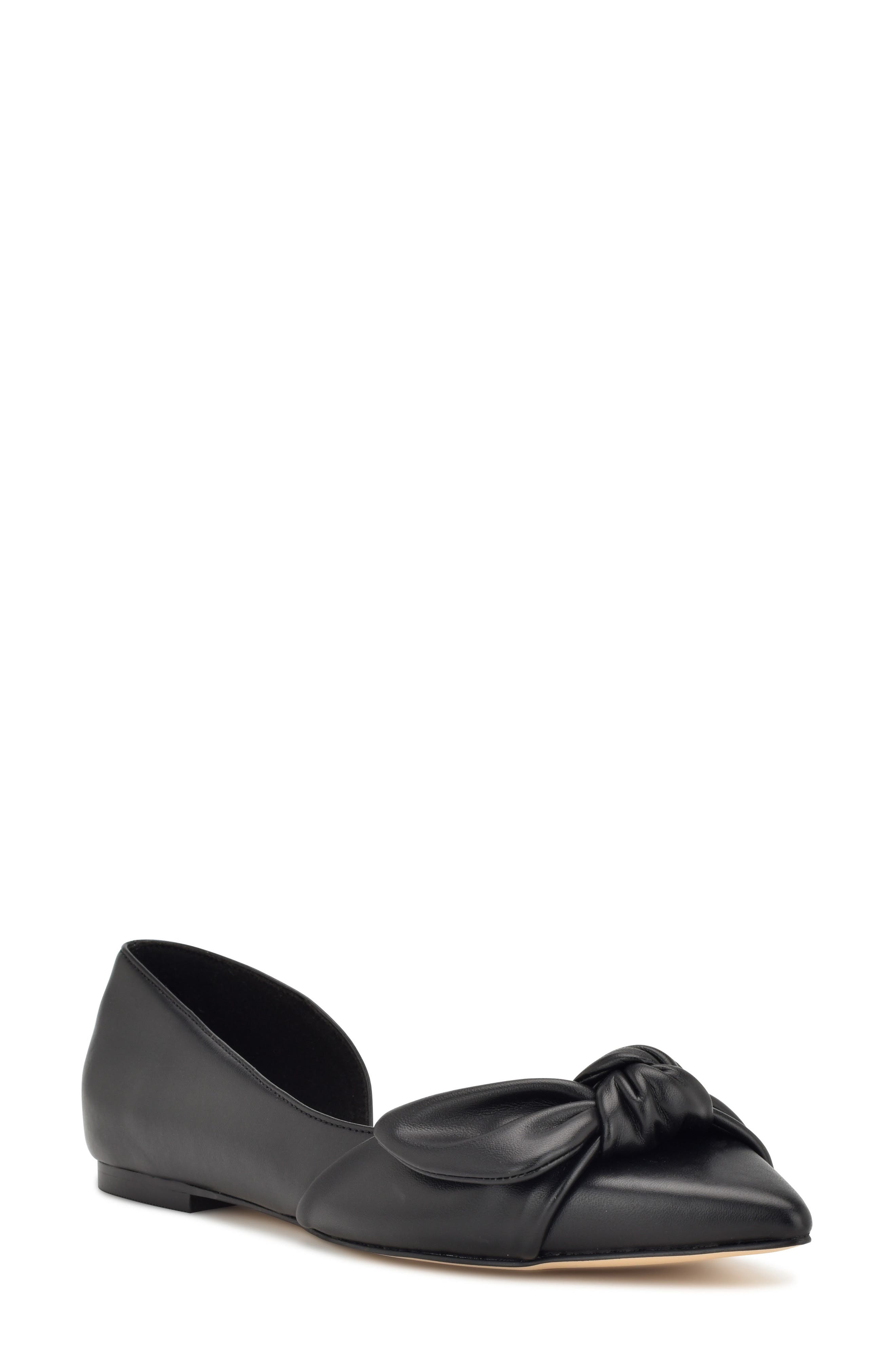 Nine West Bannie Half d'Orsay Pointed Toe Flat, Main, color, 