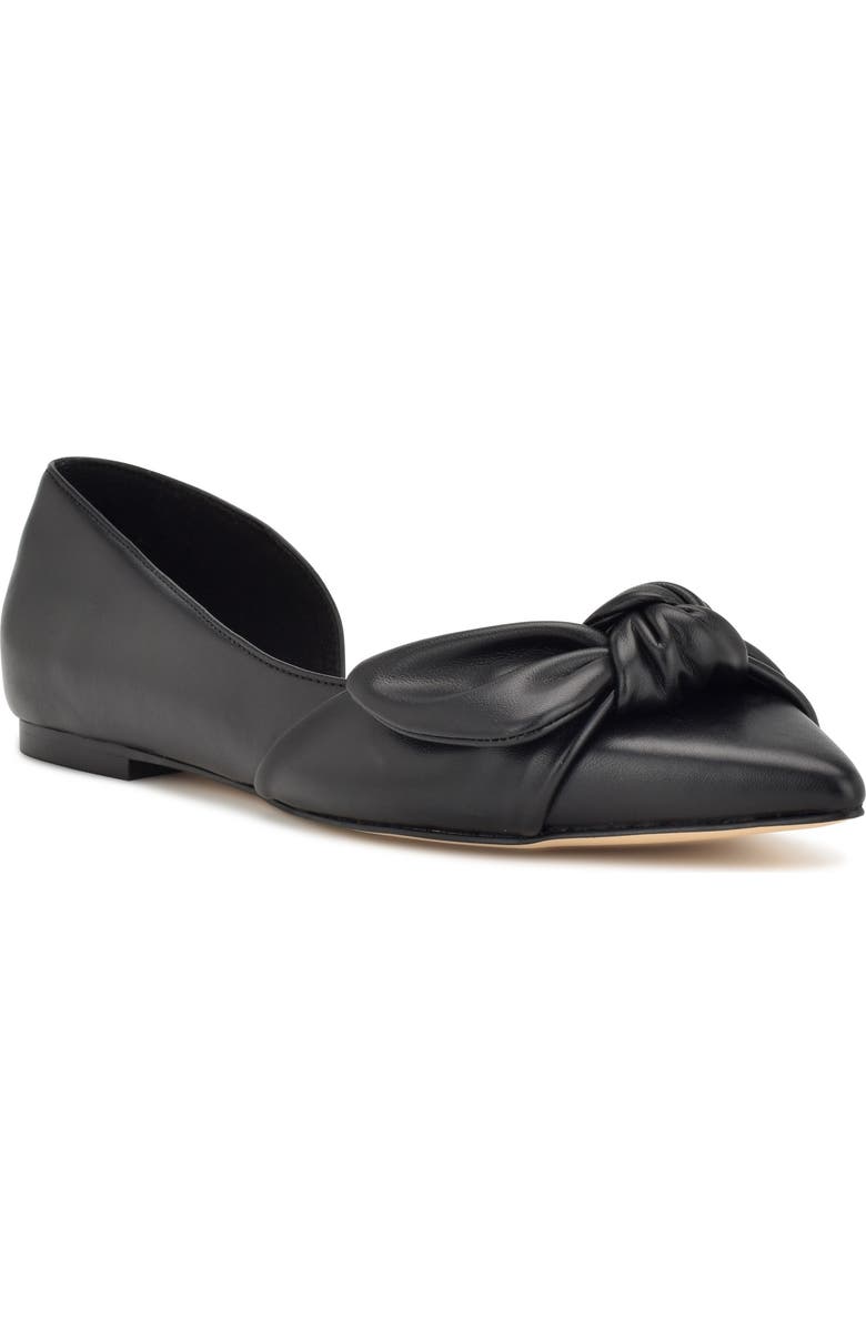 Nine West Bannie Half d'Orsay Pointed Toe Flat, Main, color,