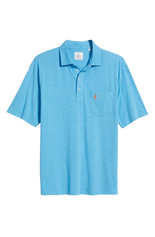 Johnnie-o Heathered Original 2.0 Pocket Polo In Maya