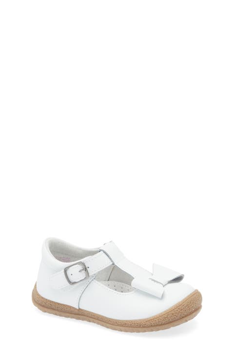 Kids' Emma Bow T-Strap Flat (Baby, Walker, Toddler & Little Kid)
