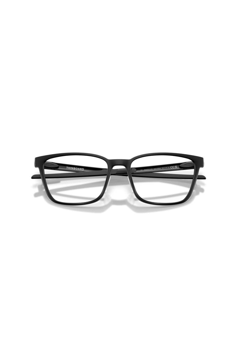 55mm Rectangle optical glasses, Alternate, color, Black
